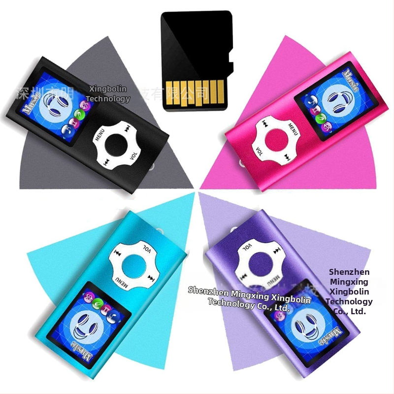 Bolin rhombus MP4 музикален плеър с TFT дисплей, USB 3.0, TF карта поддръжка, батерия 200 mAh, време на възпроизвеждане 8 ч.