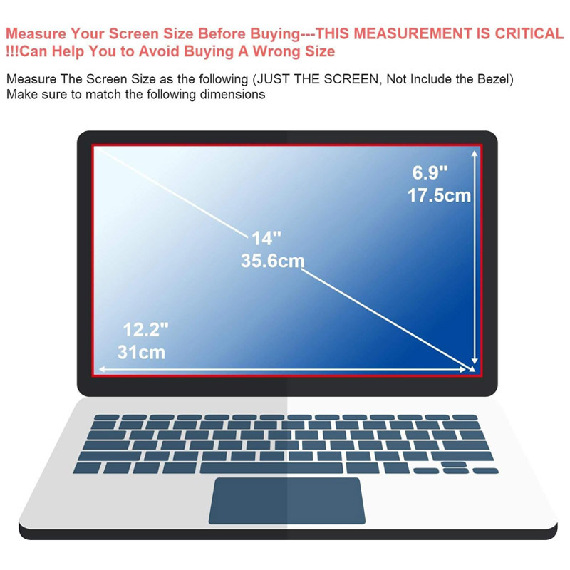 Lenovo Flex 5 ноутбук протектор за екран – анти‑синя светлина, антиотразяващ филм, PET материал, повърхностна обработка, OEM