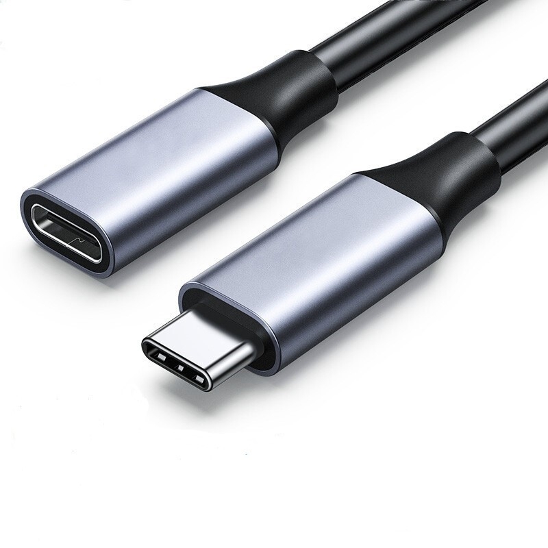 Καλώδιο επέκτασης USB-C (αρσενικό προς θηλυκό), USB 3.2 Gen3, 10 Gbps, μήκος 0.3/0.5/1 m, αγωγός από χαλκό