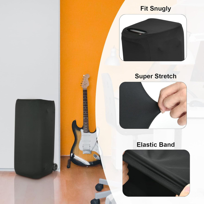 Vanjsko kućište za Bluetooth zvučnik, poliester, prilagodljivo, moderno minimalističko zaštita od prašine