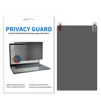 Защитно фолио за поверителност на екран на лаптоп с анти-поверителност и антиотразяване, PET материал, съвместимо с лаптоп екран, 40 g