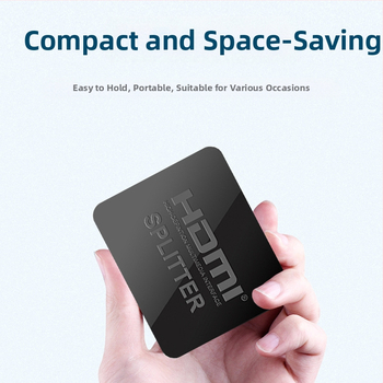 Gerland HDMI sadalītājs 1x2, 4K 3D, 2 ostas, universāls HDMI interfeiss