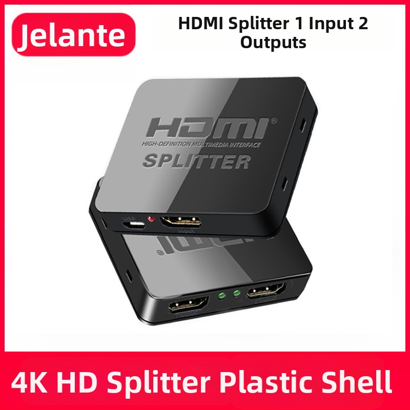 Gerland HDMI sadalītājs 1x2, 4K 3D, 2 ostas, universāls HDMI interfeiss