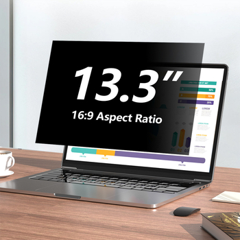 Защитно фолио за поверителен екран на лаптоп – Han xin gao, PET основа, анти-подглядыване и анти-синя светлина, двустранна лепяща лента (OEM)