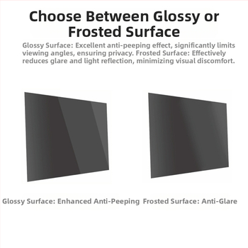 Защитно фолио за поверителен екран на лаптоп – Han xin gao, PET основа, анти-подглядыване и анти-синя светлина, двустранна лепяща лента (OEM)