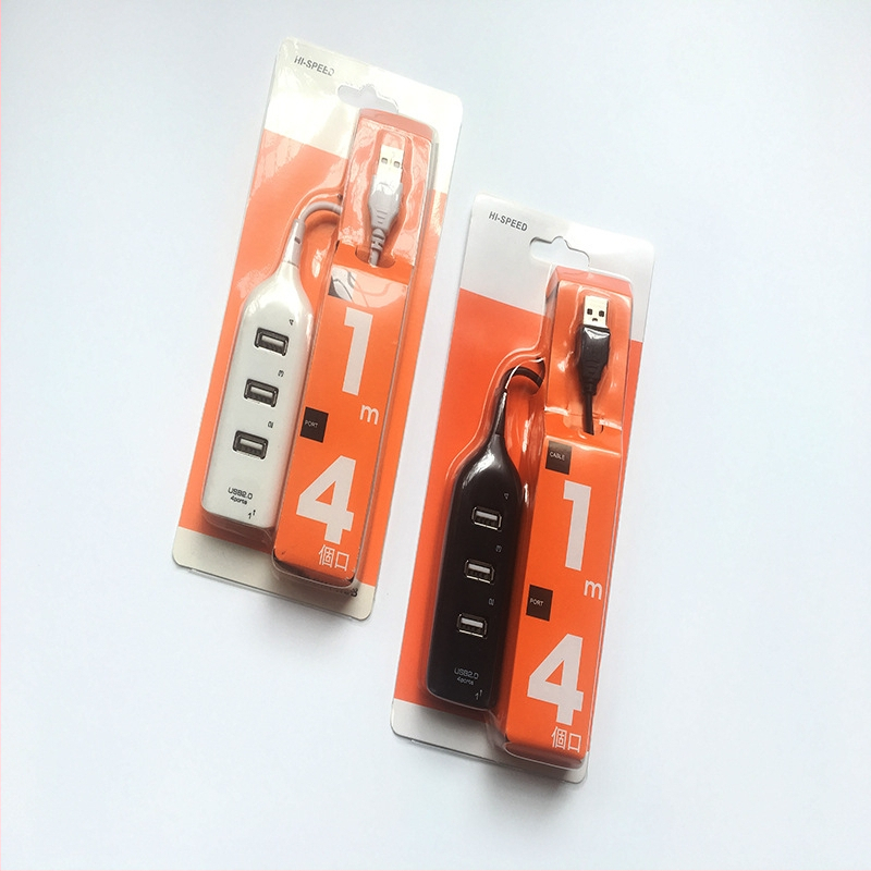 WS USB 2.0 4-portový HUB s externým napájaním