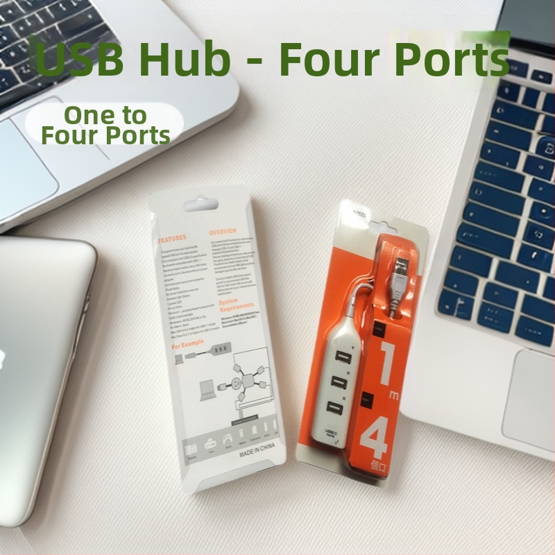 WS USB 2.0 HUB με 4 θύρες και εξωτερική τροφοδοσία