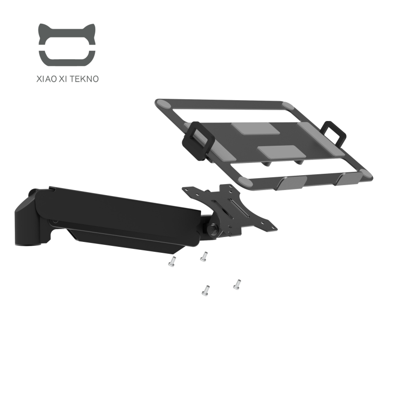 NT2 Лаптоп разширителна поставка, железен корпус, съвместима с монитори 13–32 инча, тегло 1 кг, Табличен тип