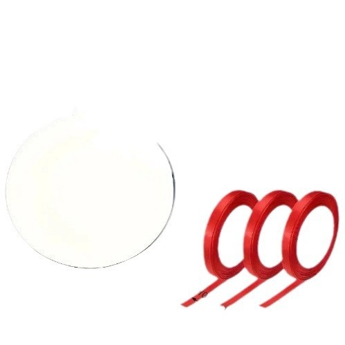 Акрилни коледни украси за DIY, мультяшен стил със панделка, 100 броя