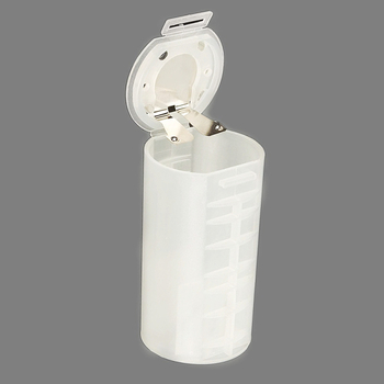 ERE μετατροπέας θήκης μπαταριών: 2AA προς D, κύλινδρος από καθαρό χαλκό, προσαρμογέας μπαταριών δύο τμημάτων 5→1