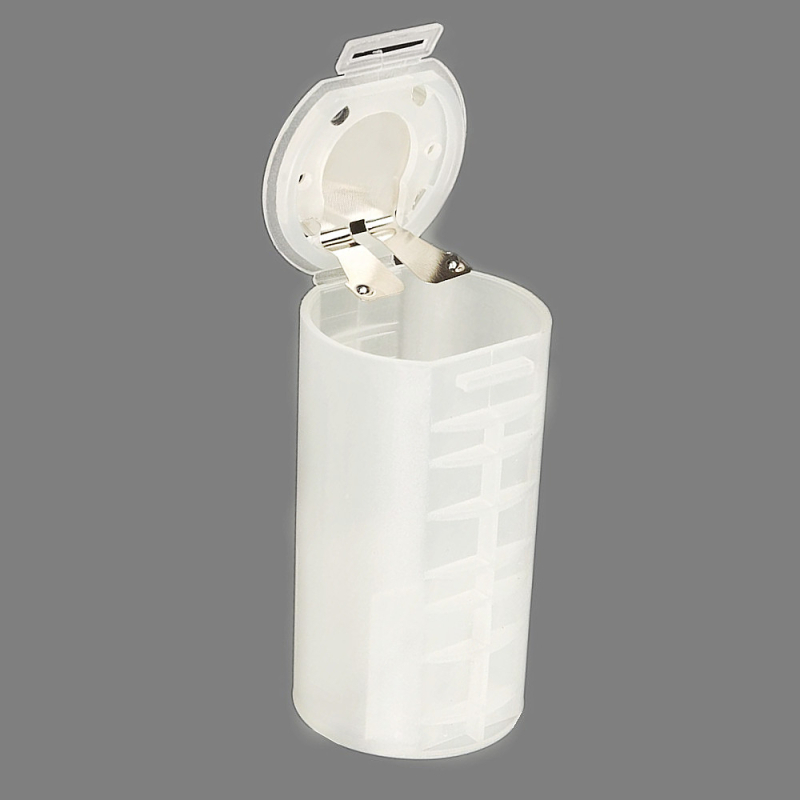 ERE akkumulátor-kazetta konverter: 2AA-ról D-re, tiszta rézből készült cső, két részes 5→1 elem adapter