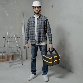 Τσάντα αποθήκευσης μπαταριών, κυβοειδής, πολυεστέρας, πολυλειτουργική για ταξίδια και αποθήκευση στο γραφείο