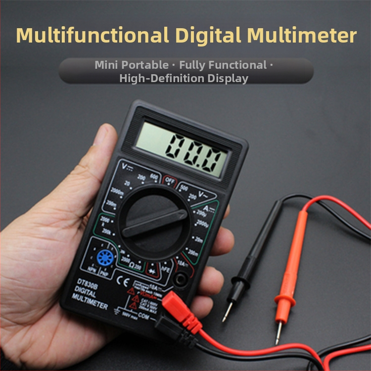 Digitálny multimeter DT830B – stolný multimeter, CE certifikát, uloženie údajov, automatické vypnutie, model 830B