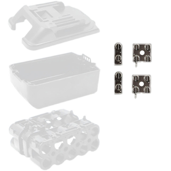 Πλάκα νικελίου για LED οθόνη ισχύος σε μπαταρίες Li-ion 18650, συμβατή με πακέτο μπαταριών Makita 10 κυψελών