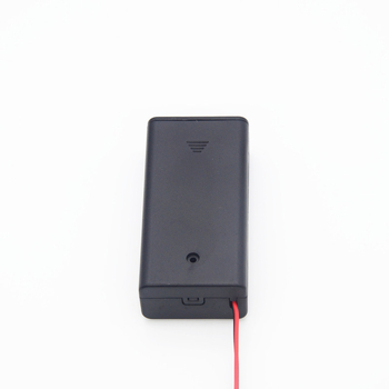 Кутия за батерии No.5 с превключвател и капак, 2 секции за AA батерии