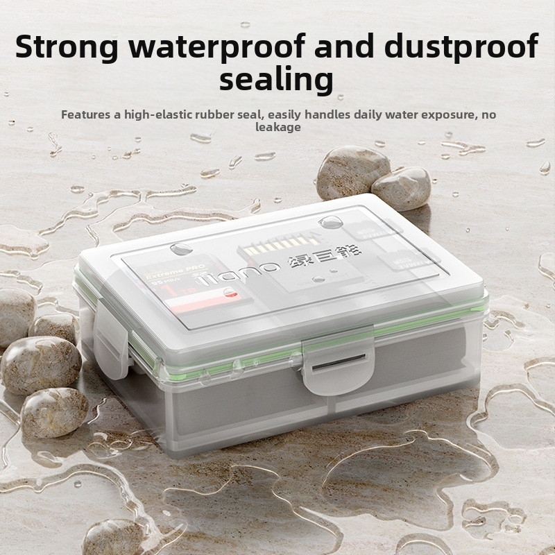 Green Giant Energy LP-E6 кутия за съхранение на батерия за камери, съвместима с R5/R6 и 60D/70D/80D/90D/5D4