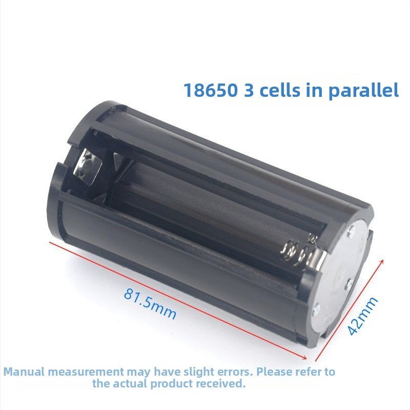 Картридж за батерии 18650 — държач за 3 клетки в паралелно свързване