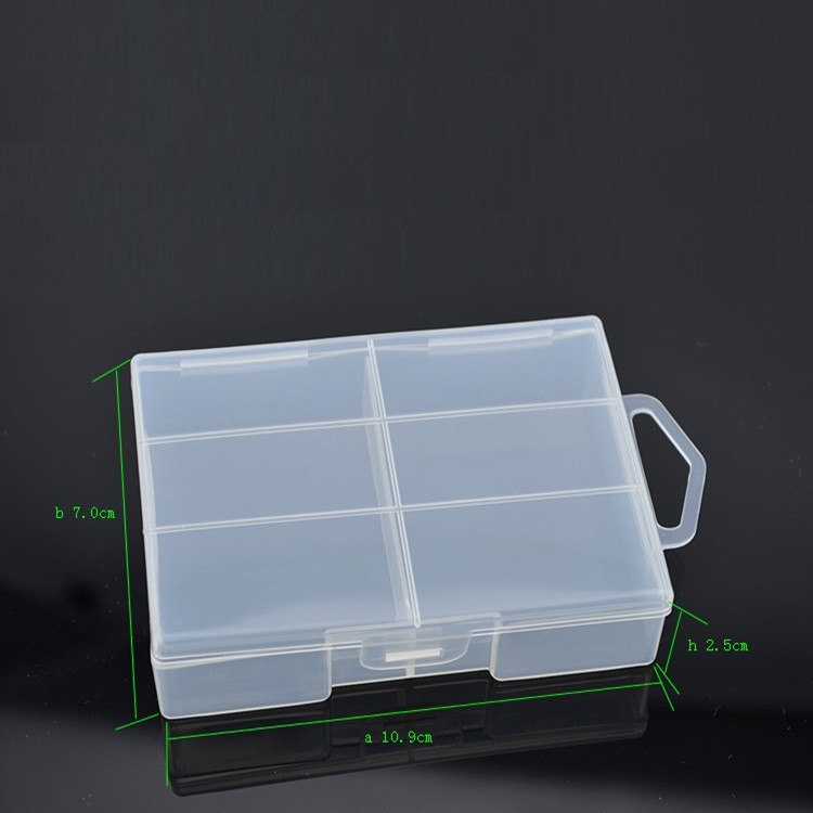 Кутия за съхранение на батерии AAA, 24 отделения, PP материал, ROHS сертифициран