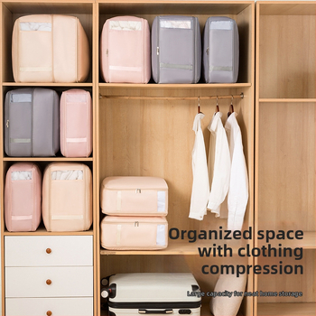 Κυβική τσάντα αποθήκευσης παπλωμάτων από Twill ύφασμα, μεγάλη χωρητικότητα, πολλαπλών χρήσεων για υπνοδωμάτιο και σαλόνι