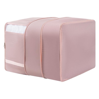 Κυβική τσάντα αποθήκευσης παπλωμάτων από Twill ύφασμα, μεγάλη χωρητικότητα, πολλαπλών χρήσεων για υπνοδωμάτιο και σαλόνι