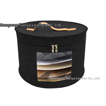 Κιβώτιο αποθήκευσης φελτ με καπάκι, αναδιπλούμενο, προσαρμόσιμη χωρητικότητα και εκτύπωση λογότυπου