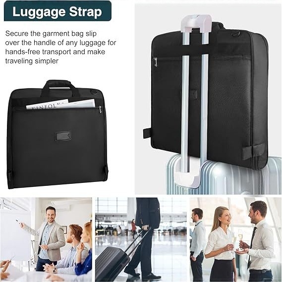 Kocka alakú öltönyporvédő tároló táska, Oxford anyagból, utazáshoz, ruhatárolás (2017 nyár)