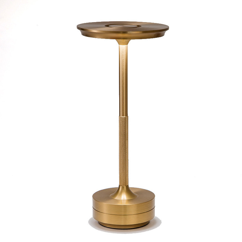 LED asztali lámpa töltéssel, hangulatos környezeti világítással és éjjeli fénnyel | alumínium, JT63-201, Wise Lighting, Luxustílus, CE tanúsítvány