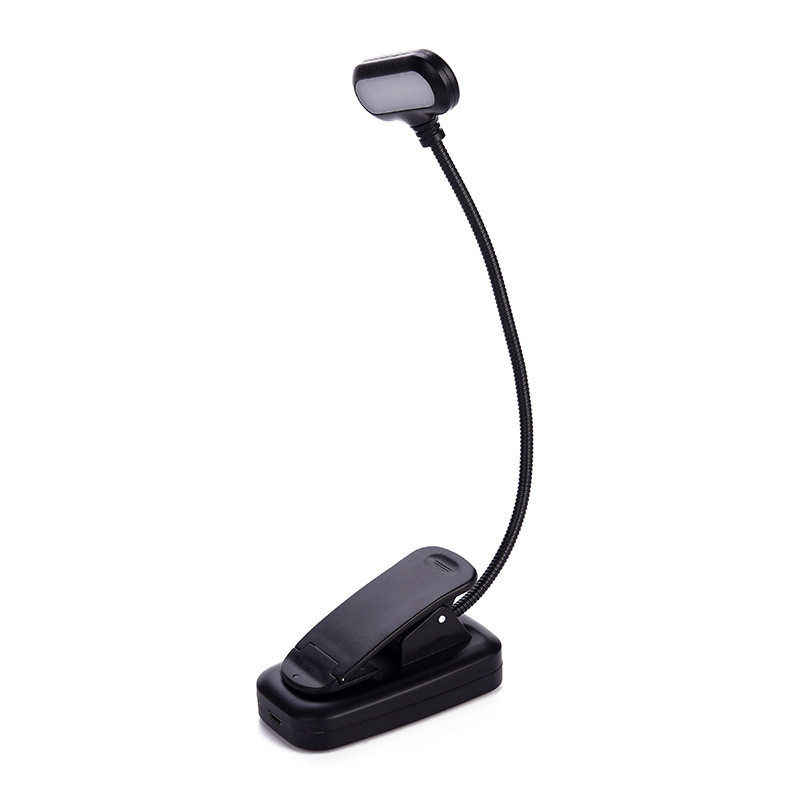 LED állítható clip-lámpa olvasáshoz, USB tápegység, CRI ≥ 95, gombos kapcsoló, feszültség ≤ 36V