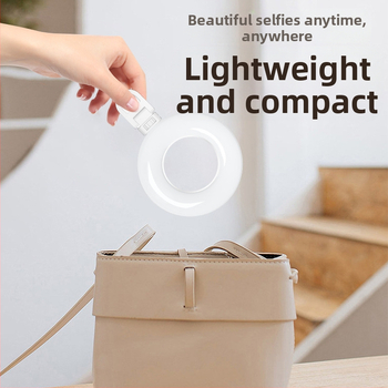 Xj57 LED δαχτυλίδι φως για κινητά και φορητούς υπολογιστές – φορητό φωτιστικό φωτογράφισης, χειρολαβή, 5V1A, κάτω από 10W