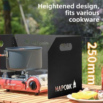 Σόμπα κατασκήνωσης με τριπλό πτυσσόμενο πάνελ, φορητή θερμαντική επιφάνεια, προστασία από τον άνεμο — ανεξάρτητη μάρκα; προέλευση Zhejiang; εργαλεία επιβίωσης