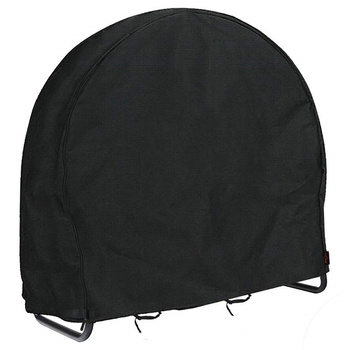 Kültéri tűzifa védőponyva — poliészter anyag, 90% szöveti tartalom, HT márka, vízálló, modern minimalista stílus