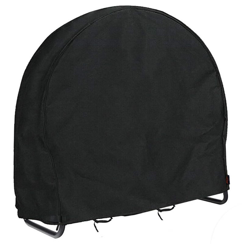 Kültéri tűzifa védőponyva — poliészter anyag, 90% szöveti tartalom, HT márka, vízálló, modern minimalista stílus