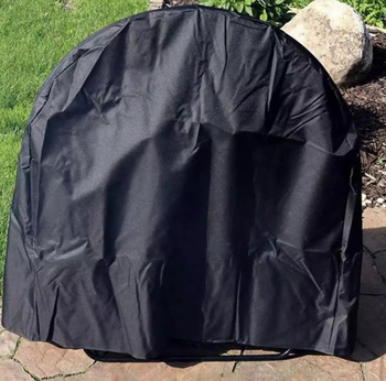 Κύκλικό κάλυμμα για εξωτερική βάση αποθήκευσης ξύλων στον κήπο, αδιάβροχο και ανθεκτικό στη σκόνη, πολυεστερικό ύφασμα