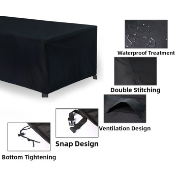 Κάλυμμα εξωτερικών επίπλων από Oxford ύφασμα, μάρκα Overflowing, κάλυμμα για σκόνη/καναπέ/κλιματιστικό με δυνατότητα προσαρμογής.