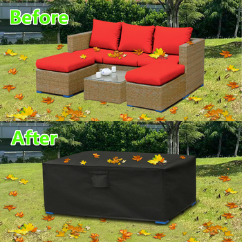 Κάλυμμα εξωτερικών επίπλων από Oxford ύφασμα, μάρκα Overflowing, κάλυμμα για σκόνη/καναπέ/κλιματιστικό με δυνατότητα προσαρμογής.