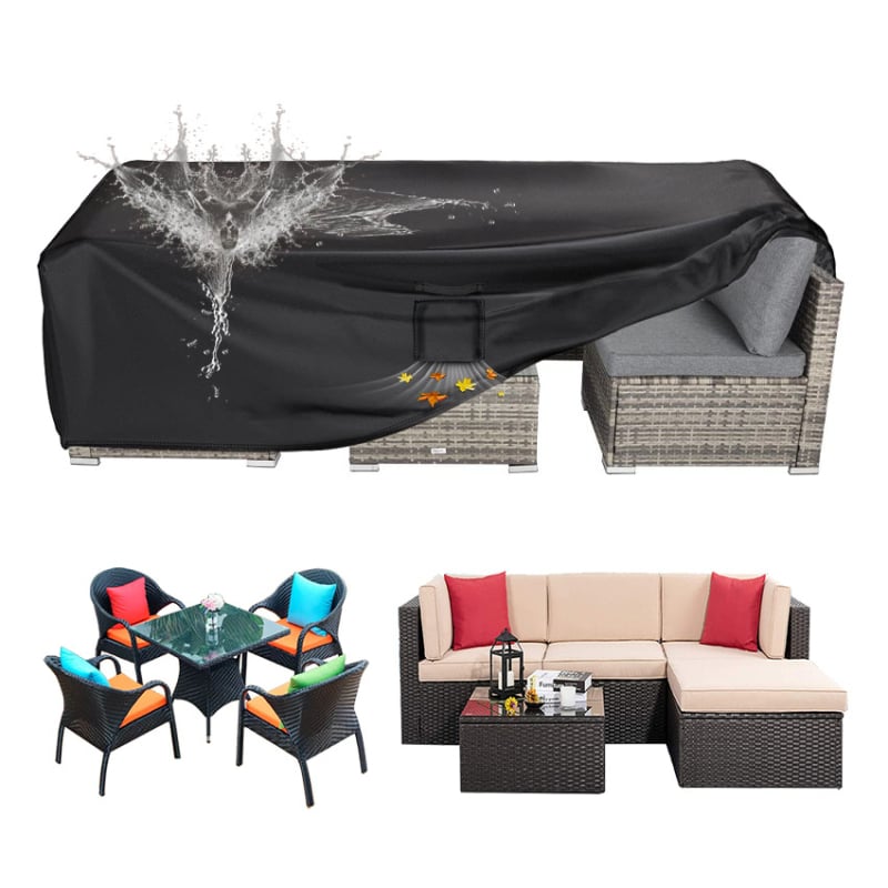 Kültéri bútorvédő Oxford anyagból, Overflowing márka, porvédő/kanapé/klímaberendezés védő, testreszabható.