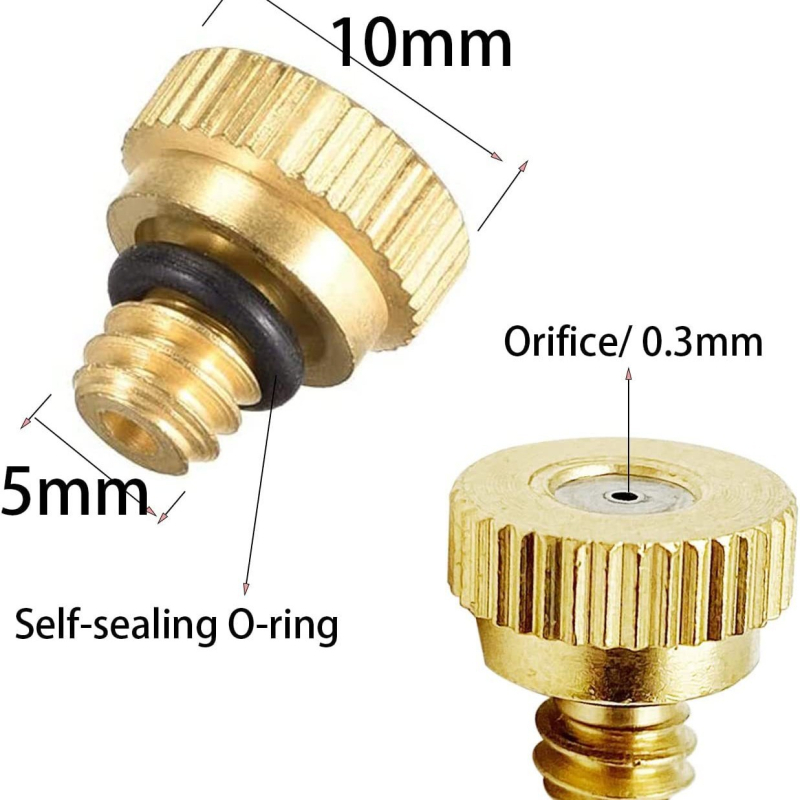 Μπρούντζος σειράς Giclee ψεκαστήρας για εξωτερική ψύξη και υγρασία