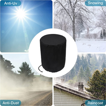 Ārējais gāzes balona segs, 210D Oxford audums, ūdensizturīgs, putekļu un UV aizsardzība, paplašināms atvērums, logotipa apdruka iespējama