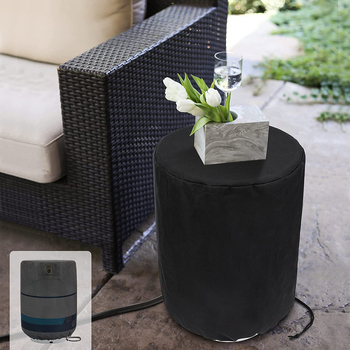 Ārējais gāzes balona segs, 210D Oxford audums, ūdensizturīgs, putekļu un UV aizsardzība, paplašināms atvērums, logotipa apdruka iespējama