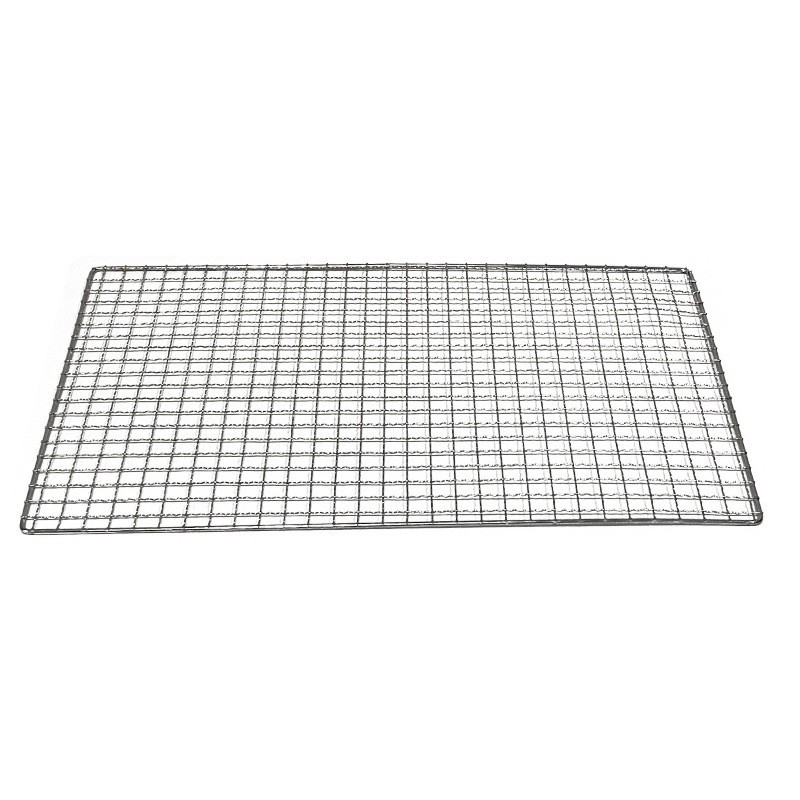 Kvadratinės kepsninės grotelės - metalo grotelės kepsninei, nešiojamos, sulankstomos, vėjo atsparios, korozijai atsparios, nelipnios