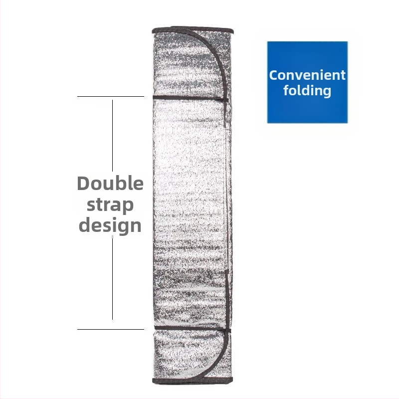 Покривало за предното стъкло на колата, перлен памук, дебело, водоустойчиво и топлоизолирано за зима, монтаж с щипки