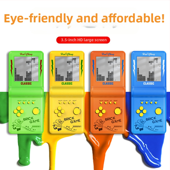 Ретро преносима конзола за игри с Тетрис, 256 MB памет, за един играч, носталгичен дизайн