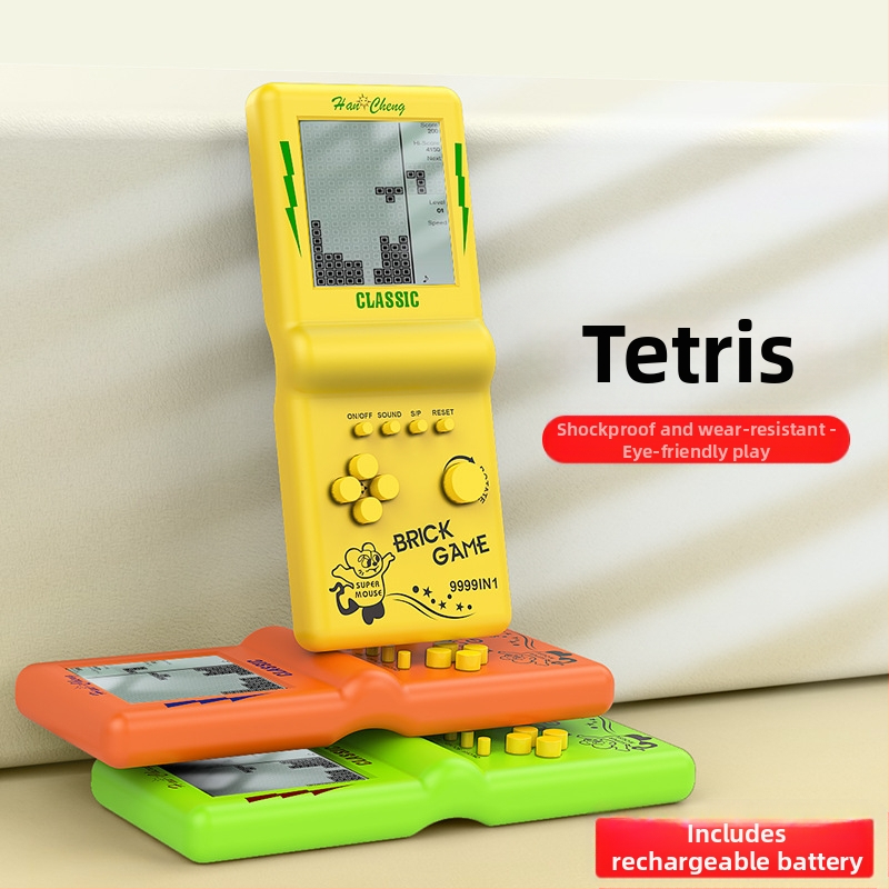 Ретро преносима конзола за игри с Тетрис, 256 MB памет, за един играч, носталгичен дизайн