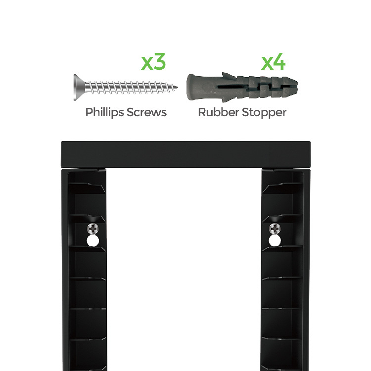 Държач за игрови дискове за Xbox Series и PS5, стенен монтаж, ABS материал, модел XBOX-TYX-0659