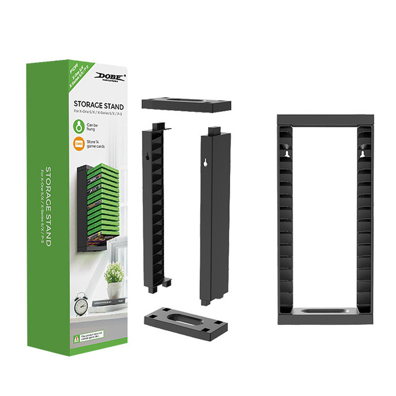 Държач за игрови дискове за Xbox Series и PS5, стенен монтаж, ABS материал, модел XBOX-TYX-0659