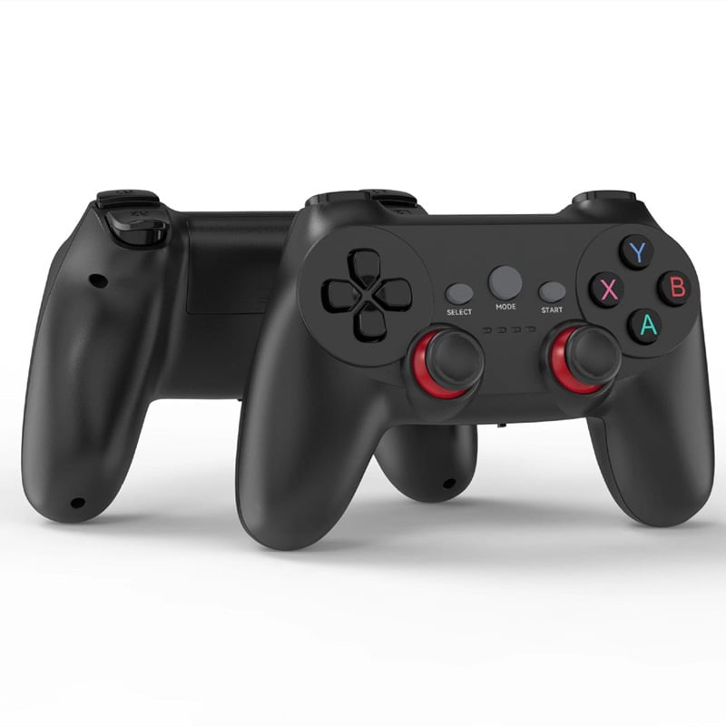 Безжичен геймпад 2.4G, USB интерфейс, съвместим с PC/TV, 1-2 играчи, без вибрация