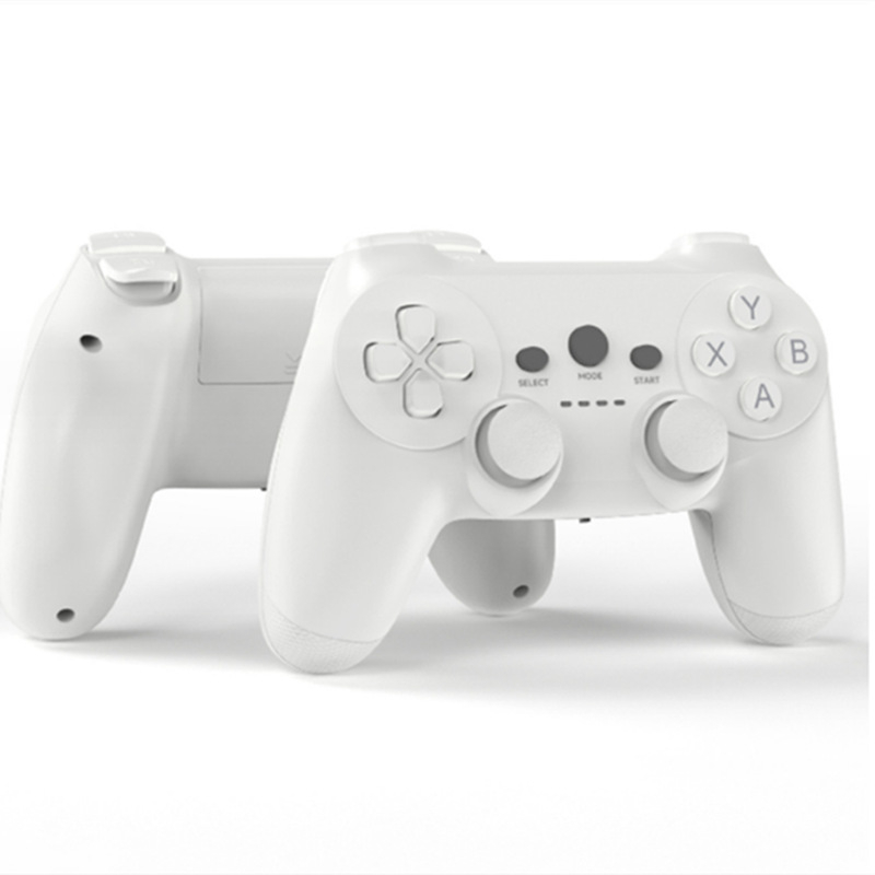 Bezvadu spēļu kontrolieris 2.4G, USB interfeiss, saderīgs ar PC/TV, 1-2 spēlētāji, bez vibrācijas