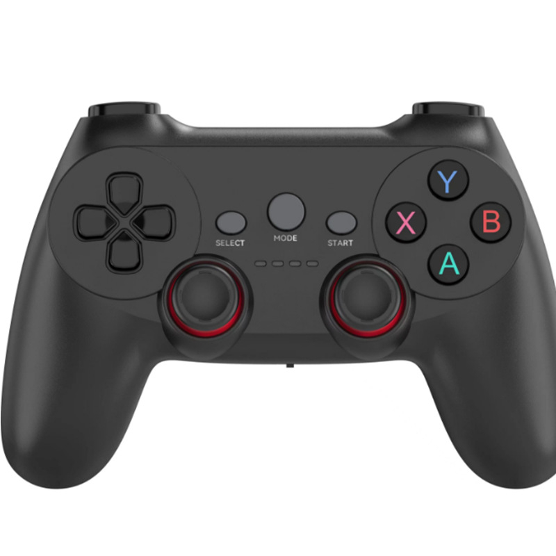 Bezvadu spēļu kontrolieris 2.4G, USB interfeiss, saderīgs ar PC/TV, 1-2 spēlētāji, bez vibrācijas