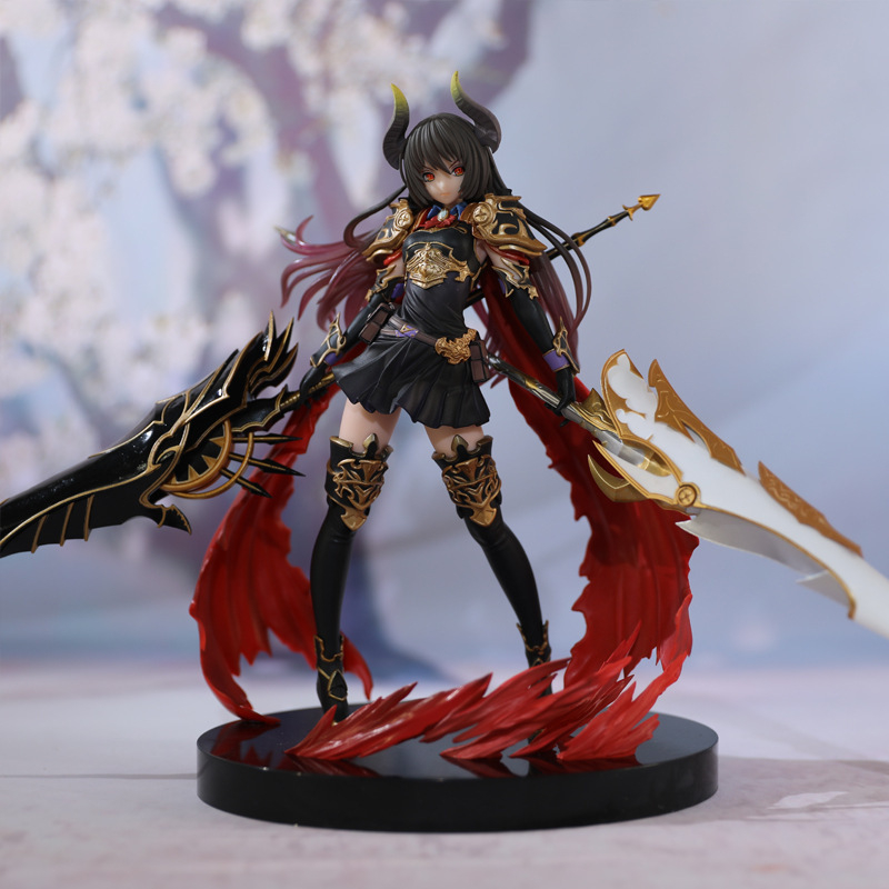PVC figura Bahamut – Tamni Zmaj Vitez, u kutiji; proizvedeno u Kini; za 18+ godina; 14+ kategorija igračaka