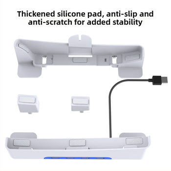 PGTECH PS5 Slim οριζόντια βάση για κονσόλα με 4 θύρες USB 2.0